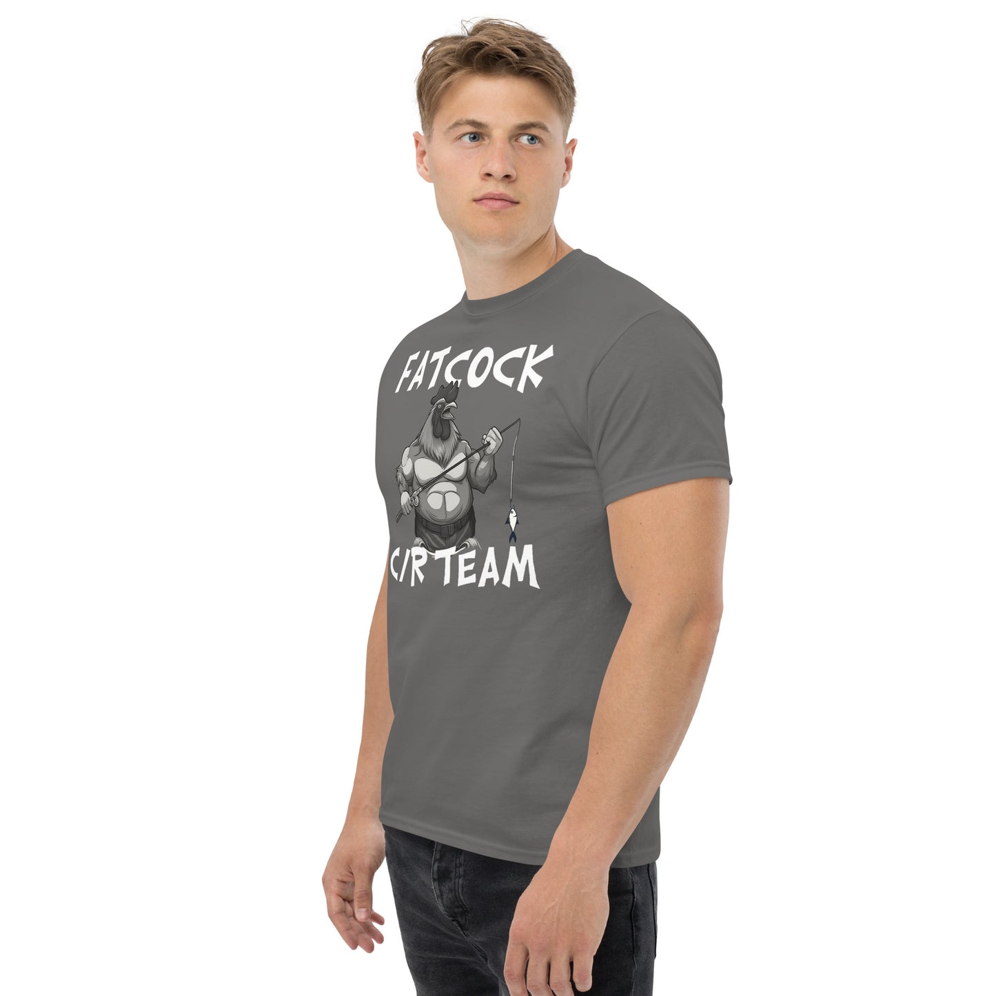 „Fatcock“ T-Shirt (großes Logo auf der Vorderseite)