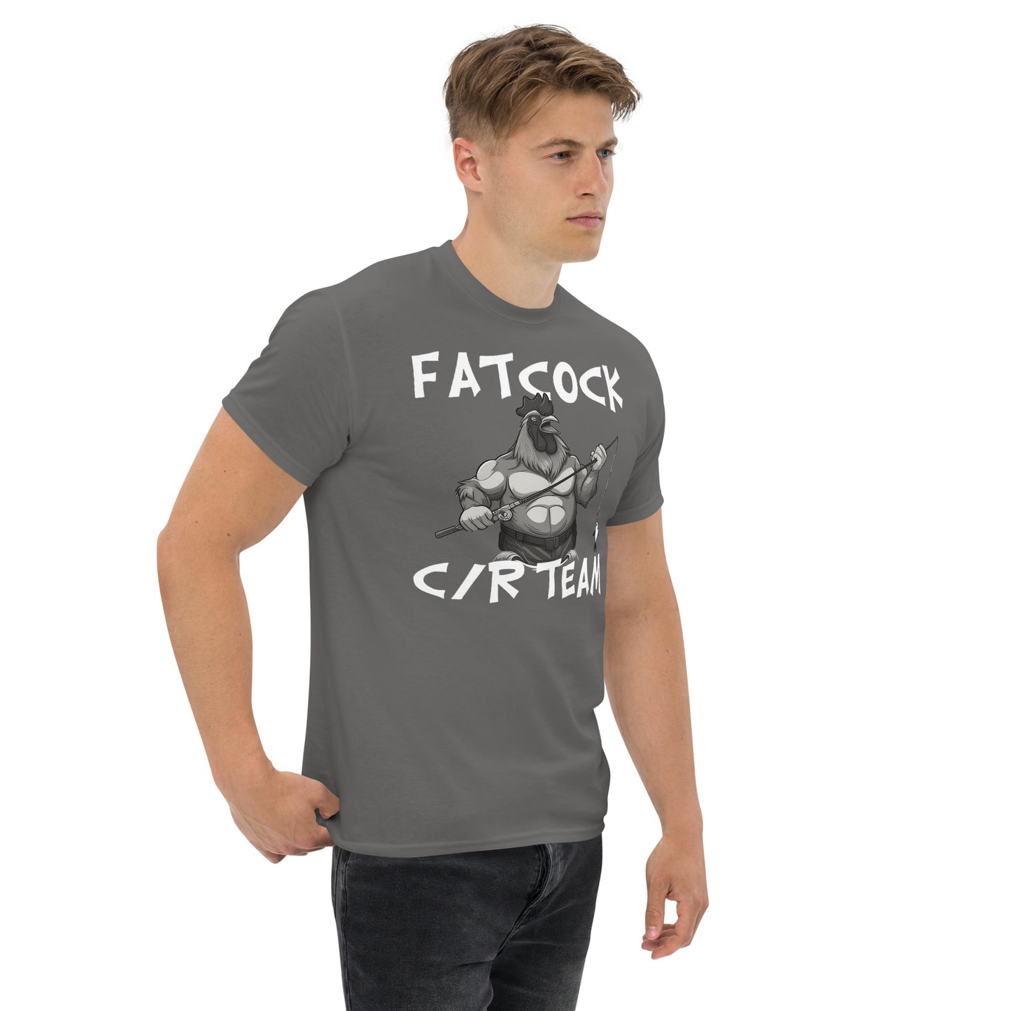 „Fatcock“ T-Shirt (großes Logo auf der Vorderseite)