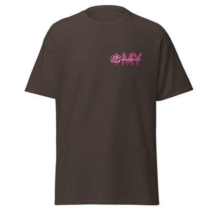 "4MyBeautyness" unisex t-paita (logo rinnassa ja selässä)