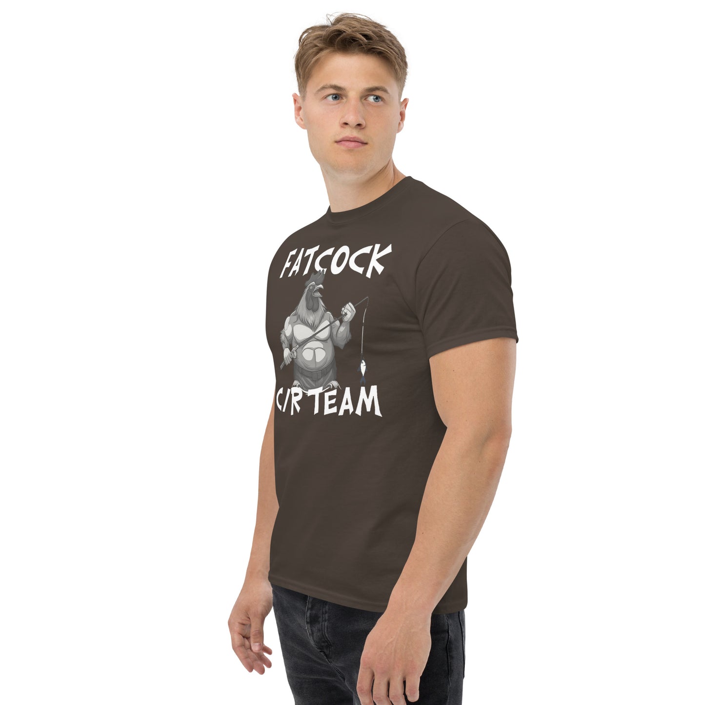 „Fatcock“ T-Shirt (großes Logo auf der Vorderseite)