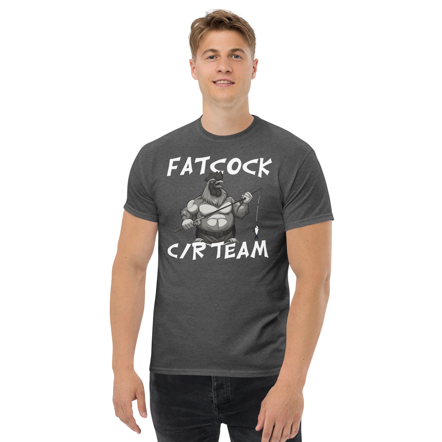 „Fatcock“ T-Shirt (großes Logo auf der Vorderseite)