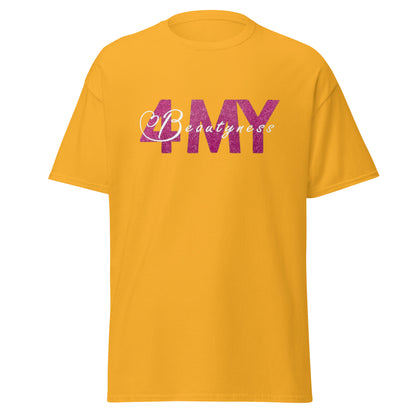 "4MyBeautyness" unisex t-paita (logo rinnassa)