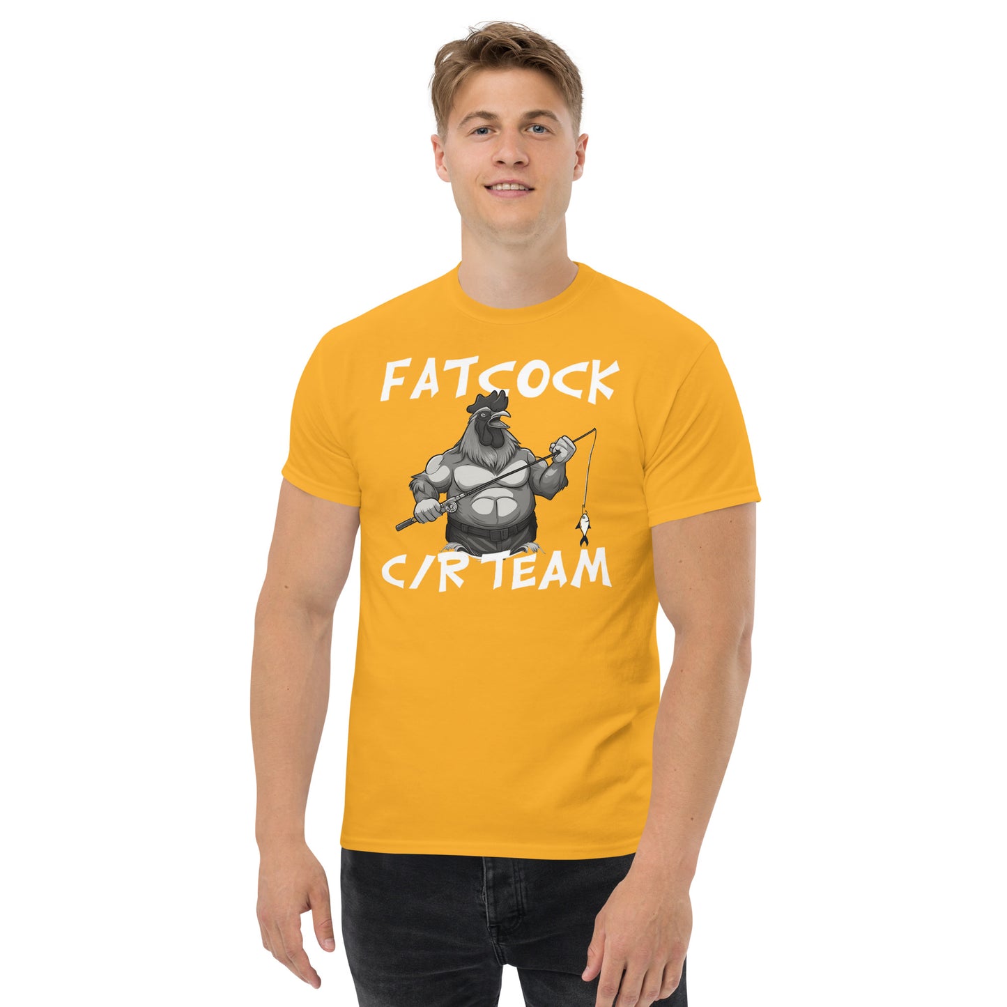 „Fatcock“ T-Shirt (großes Logo auf der Vorderseite)