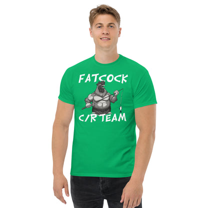 „Fatcock“ T-Shirt (großes Logo auf der Vorderseite)