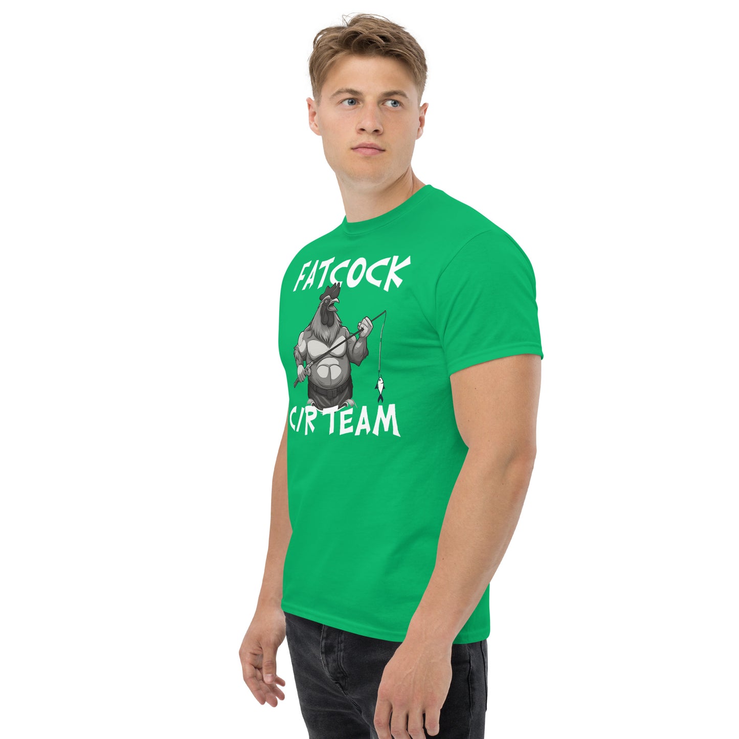 „Fatcock“ T-Shirt (großes Logo auf der Vorderseite)