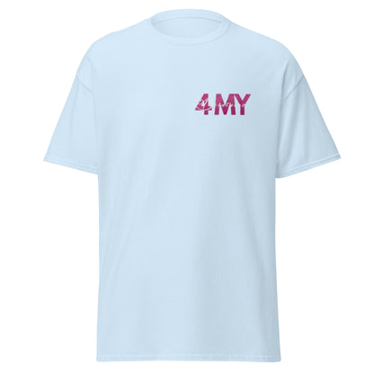 "4MyBeautyness" unisex t-paita (logo rinnassa ja selässä)