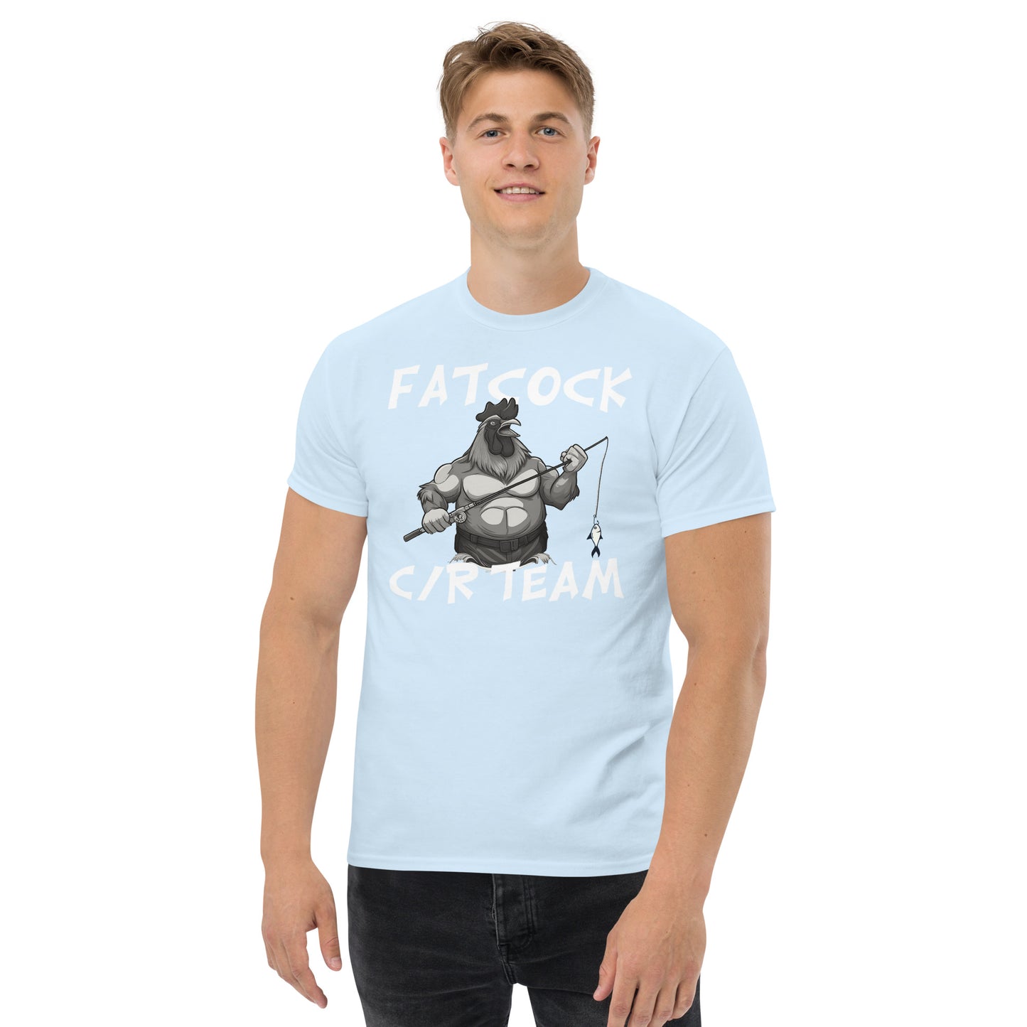 „Fatcock“ T-Shirt (großes Logo auf der Vorderseite)