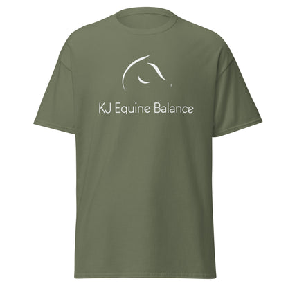 „KJ Equine“ Unisex-T-Shirt (Logo auf der Vorderseite)