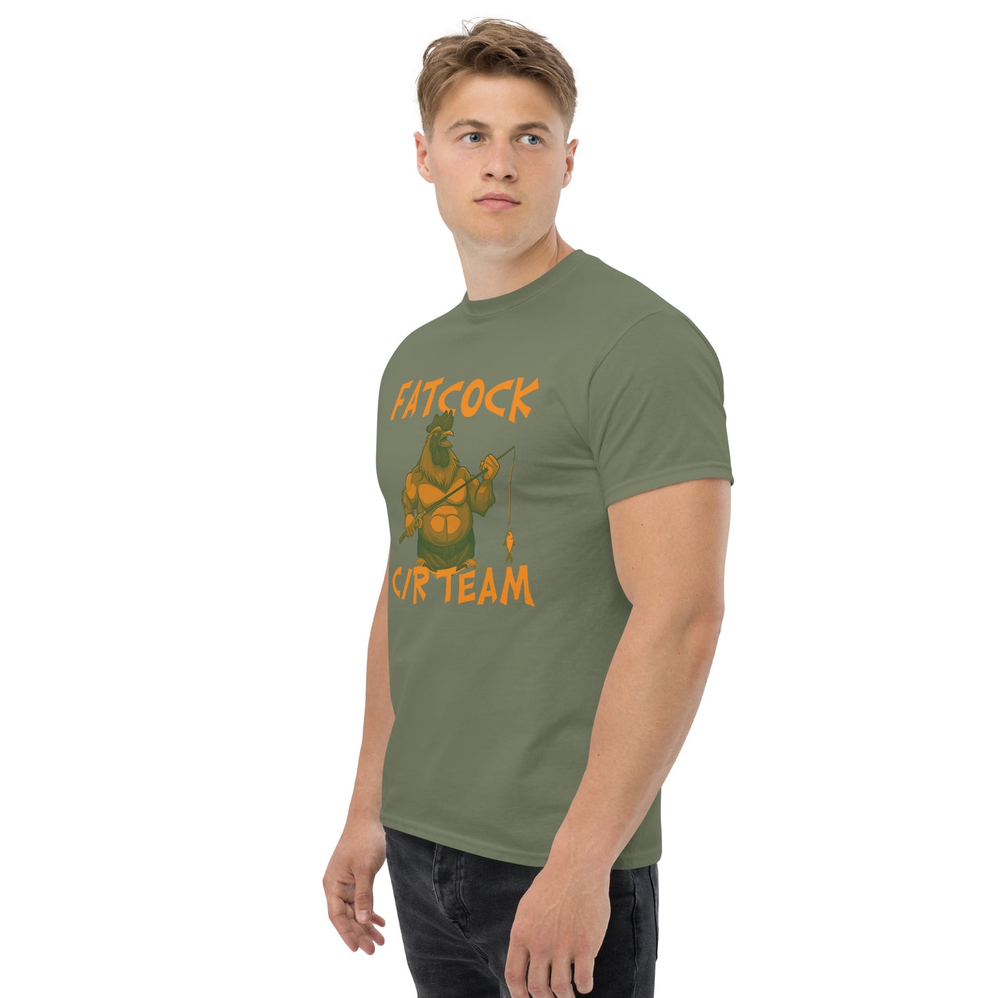 "Fatcock" t-shirt, Jäger colors (big logo on the front)