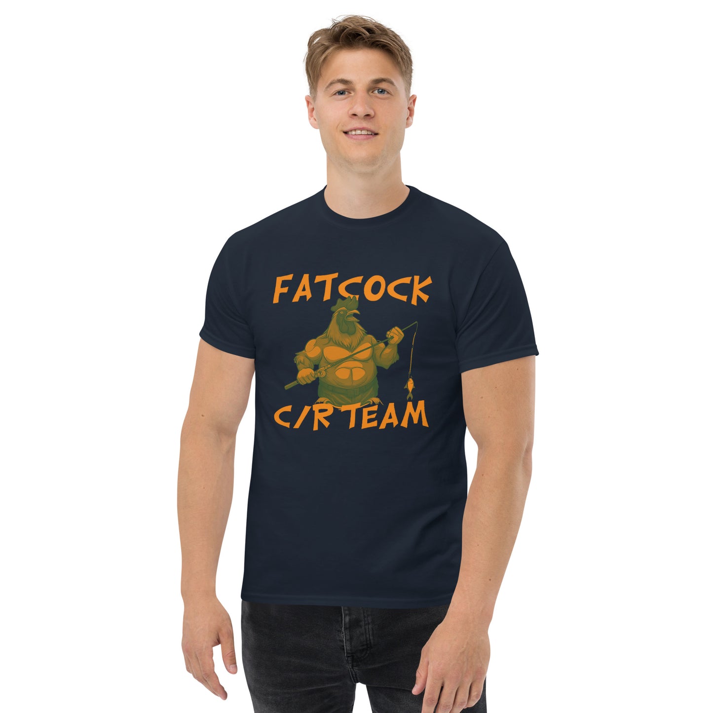 "Fatcock" t-shirt, Jäger colors (big logo on the front)