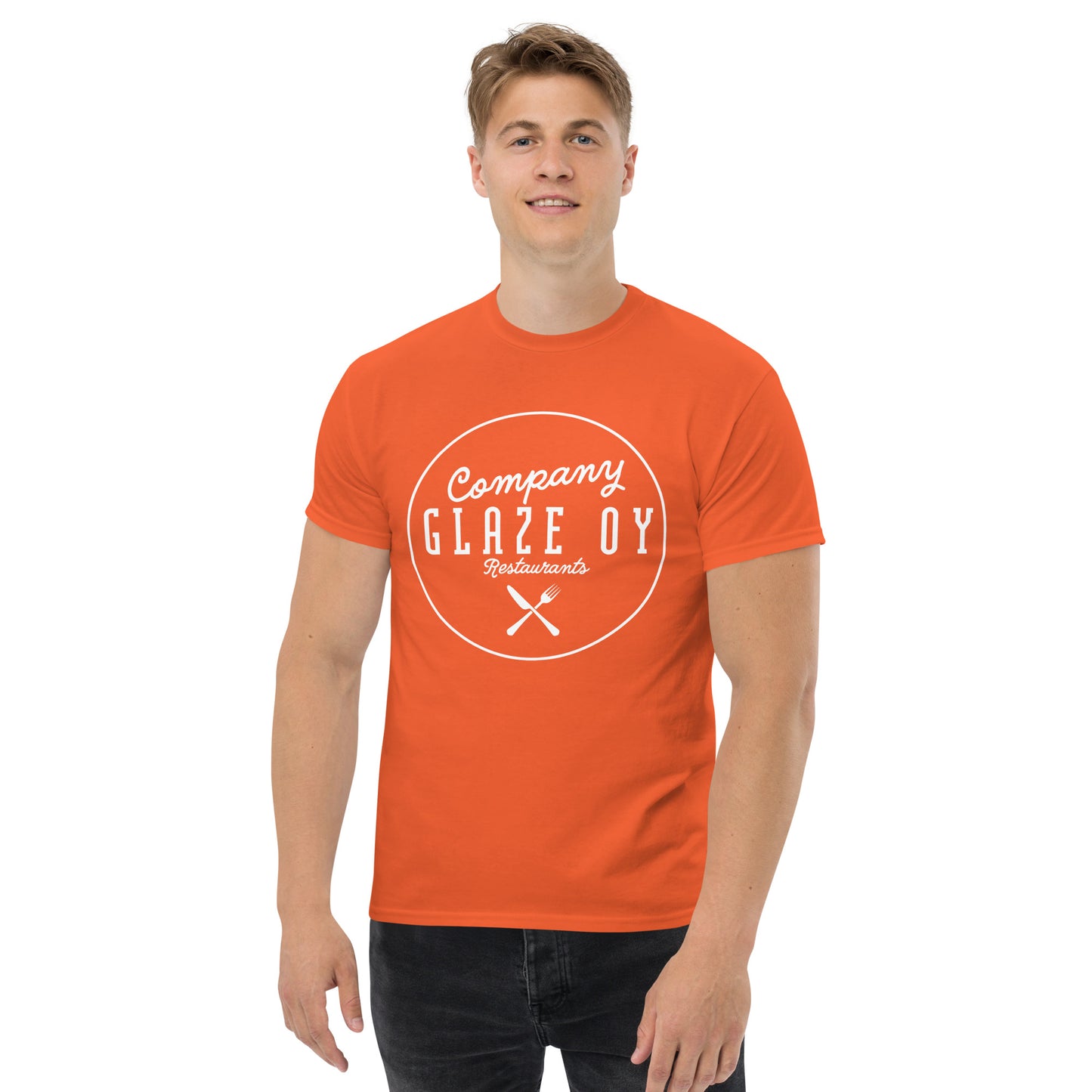 Unisex-T-Shirt „Company Glaze“ (farbenfrohere Option)