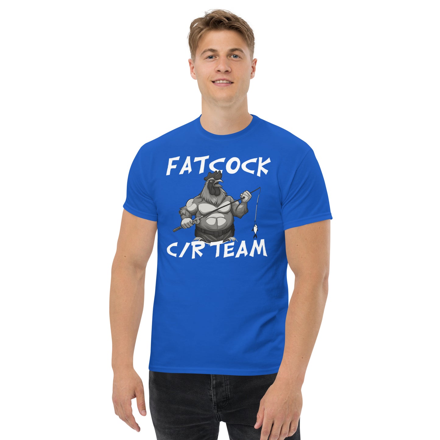 „Fatcock“ T-Shirt (großes Logo auf der Vorderseite)