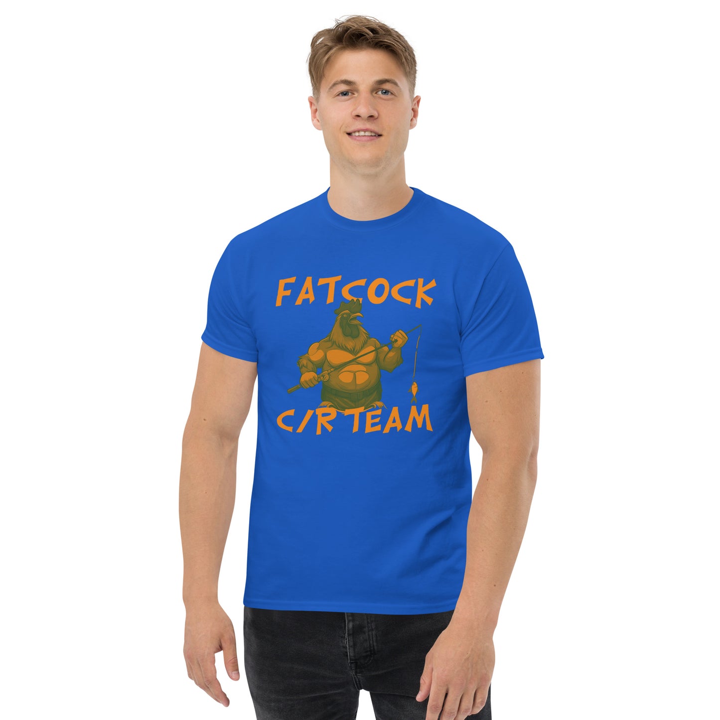 "Fatcock" t-shirt, Jäger colors (big logo on the front)