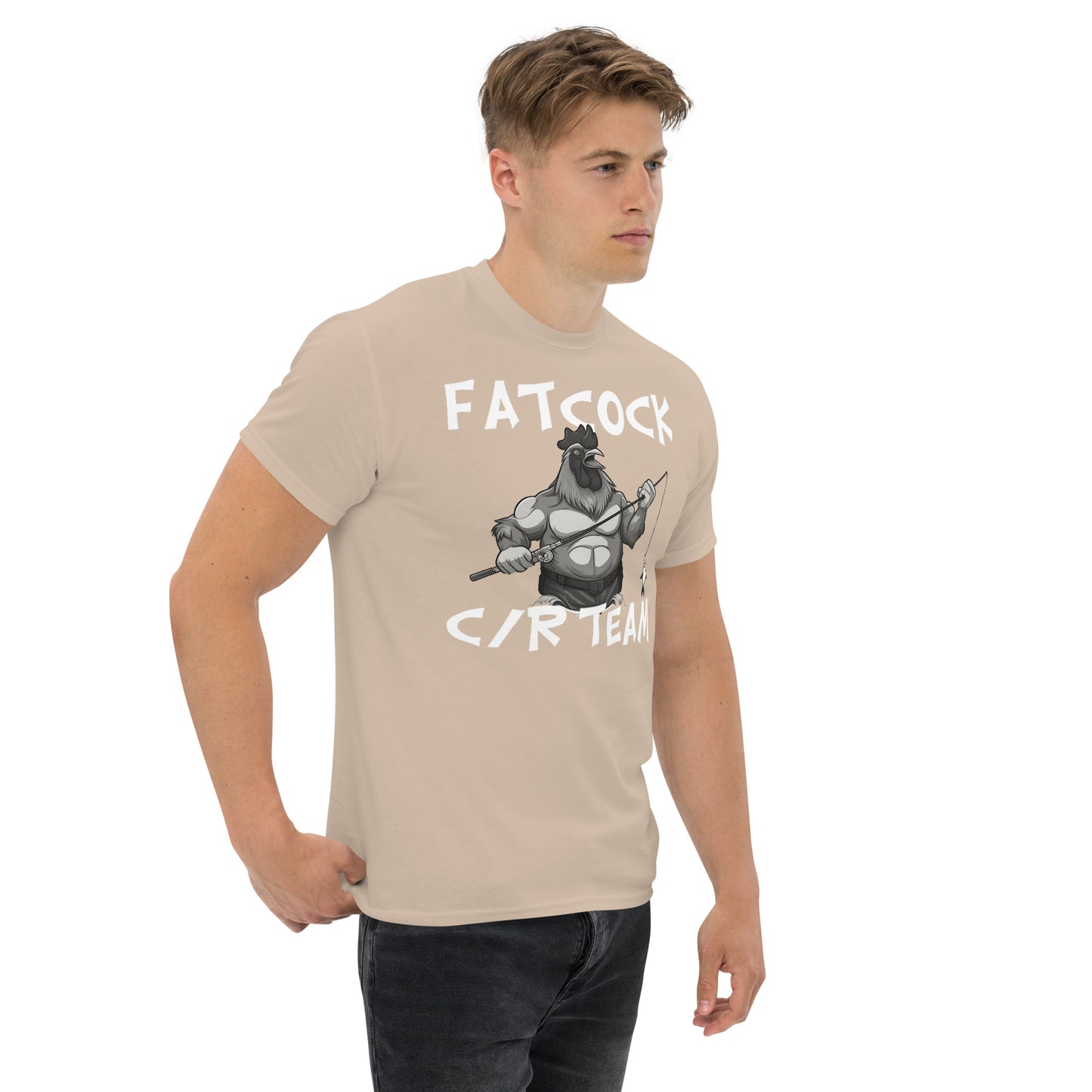 „Fatcock“ T-Shirt (großes Logo auf der Vorderseite)