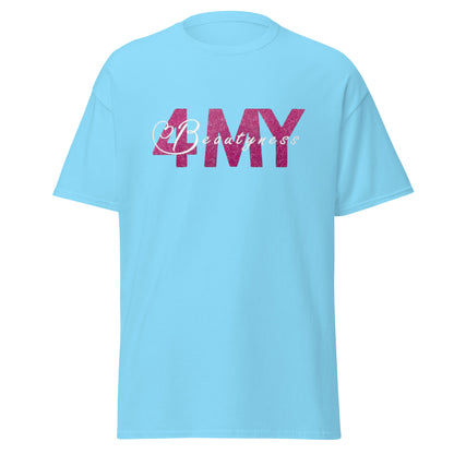 "4MyBeautyness" unisex t-paita (logo rinnassa)