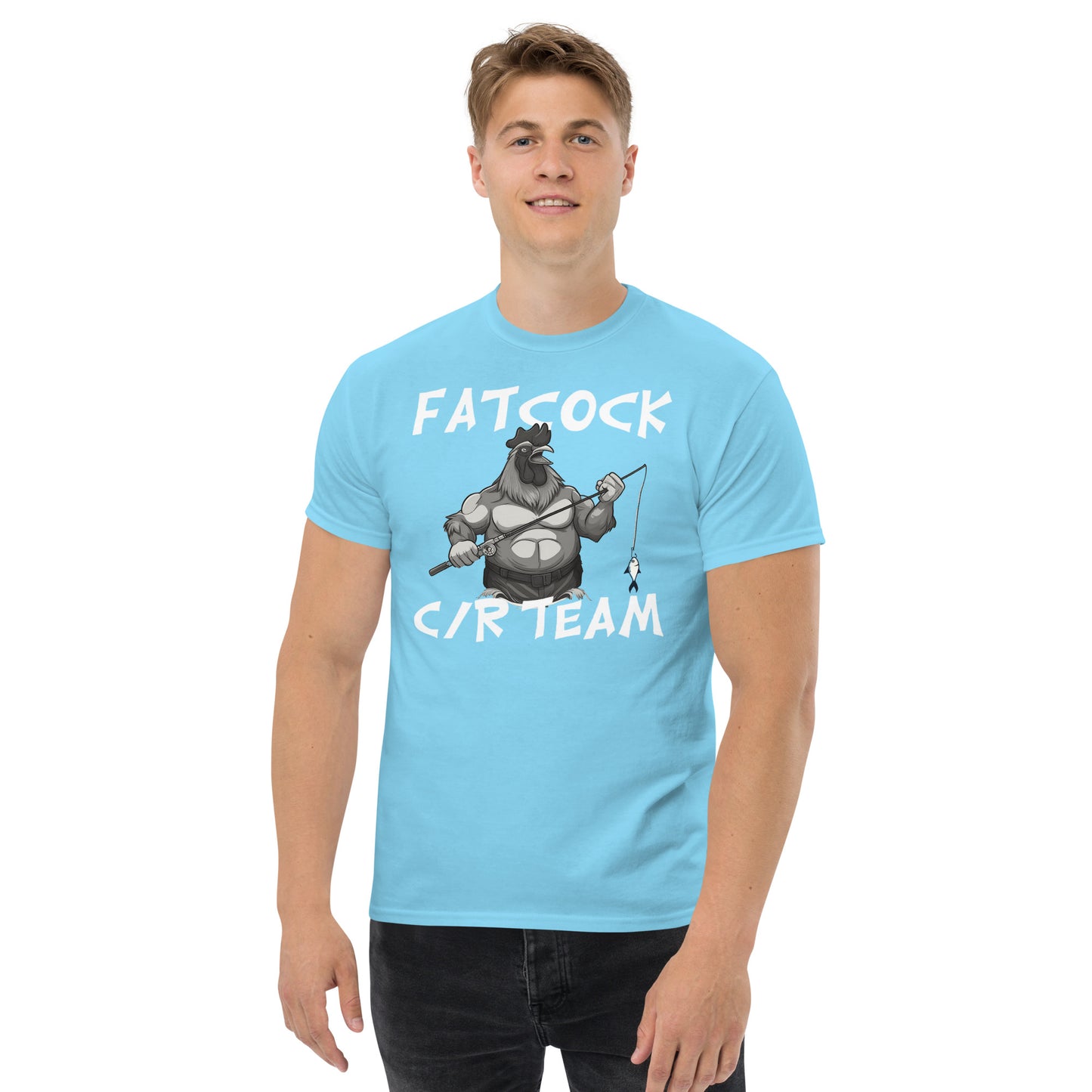 „Fatcock“ T-Shirt (großes Logo auf der Vorderseite)