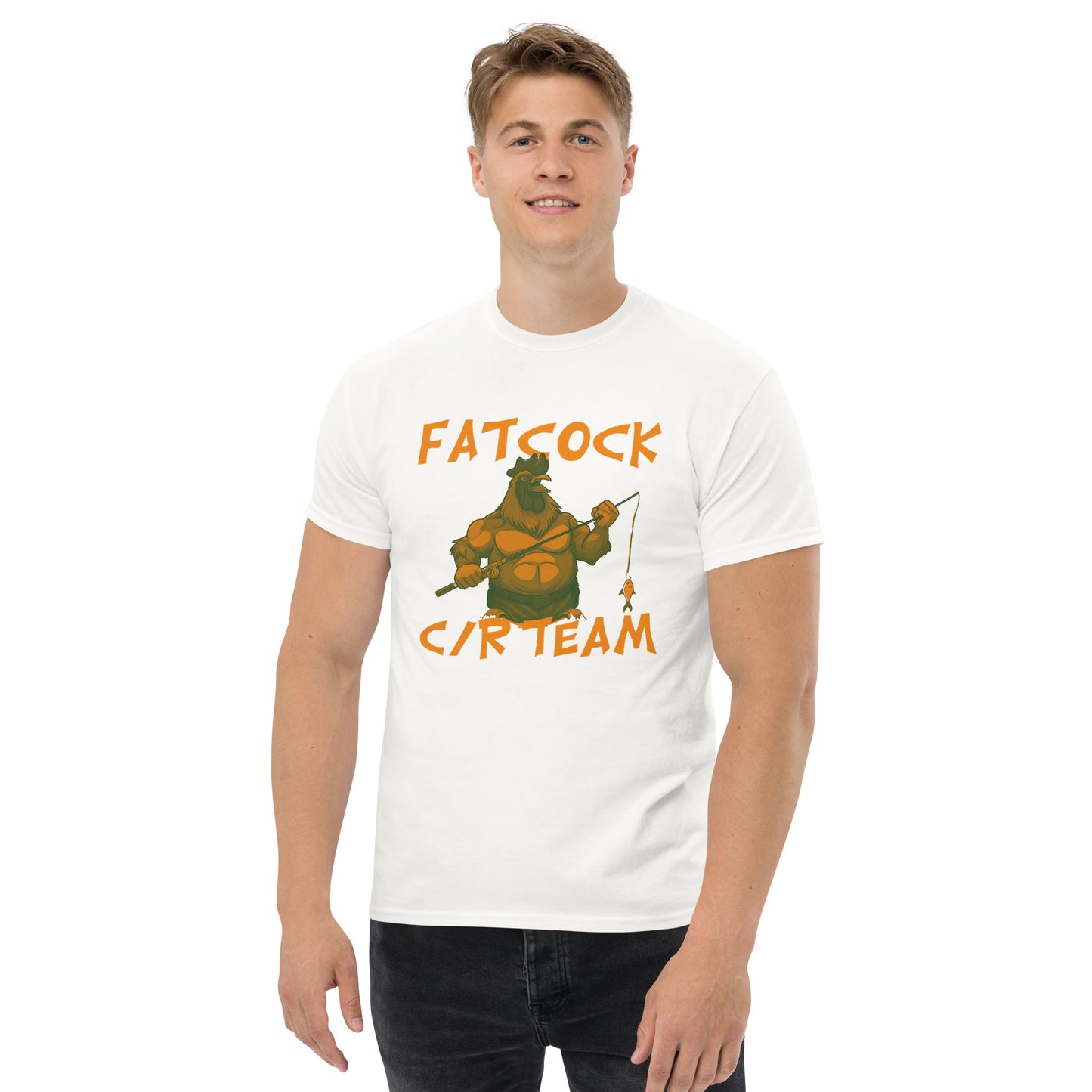 "Fatcock" t-shirt, Jäger colors (big logo on the front)