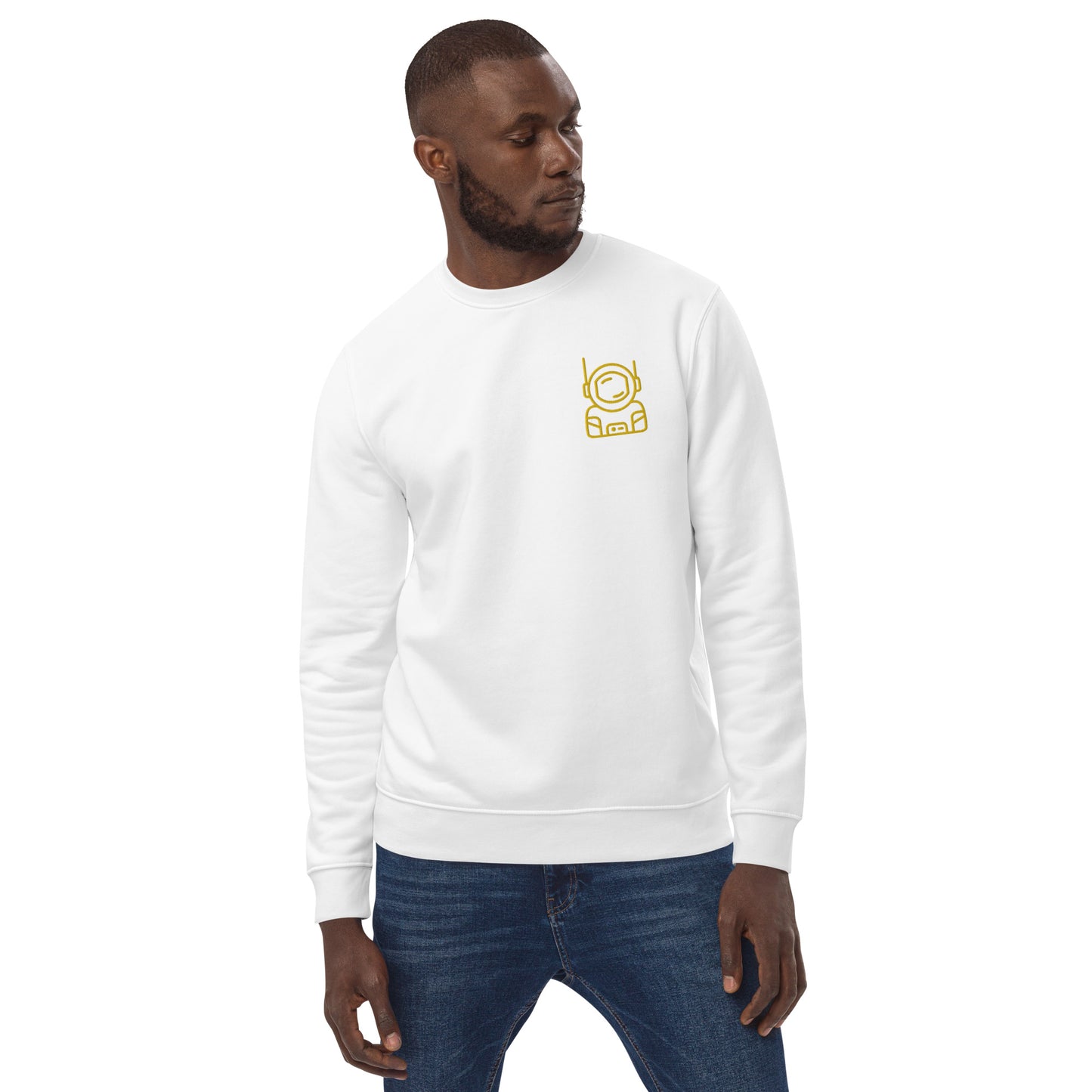 "Astronaut" Men's Hooded Sweatshirt (Eco)