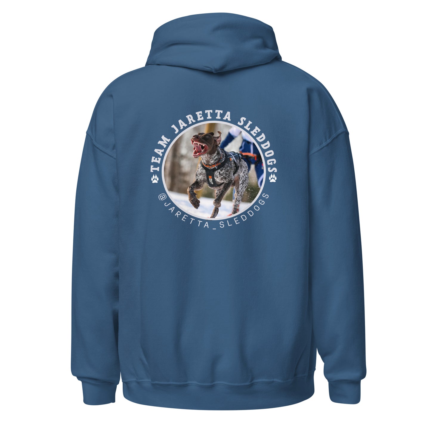 "Jaretta Sleddogs" inexpensive unisex hoodie