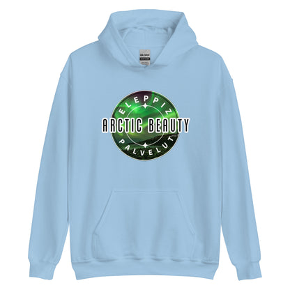 "Arctic Beauty" hoodie (large logo on front)