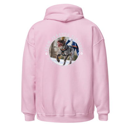 „Jaretta Sleddogs“ preiswerter Unisex-Hoodie