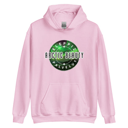 "Arctic Beauty" hoodie (large logo on front)