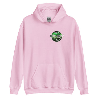 "Arctic Beauty" hoodie (small logo on the chest)