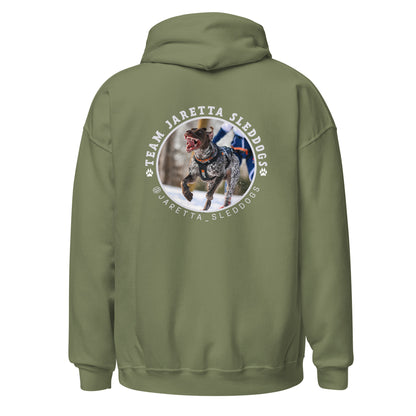 „Jaretta Sleddogs“ preiswerter Unisex-Hoodie