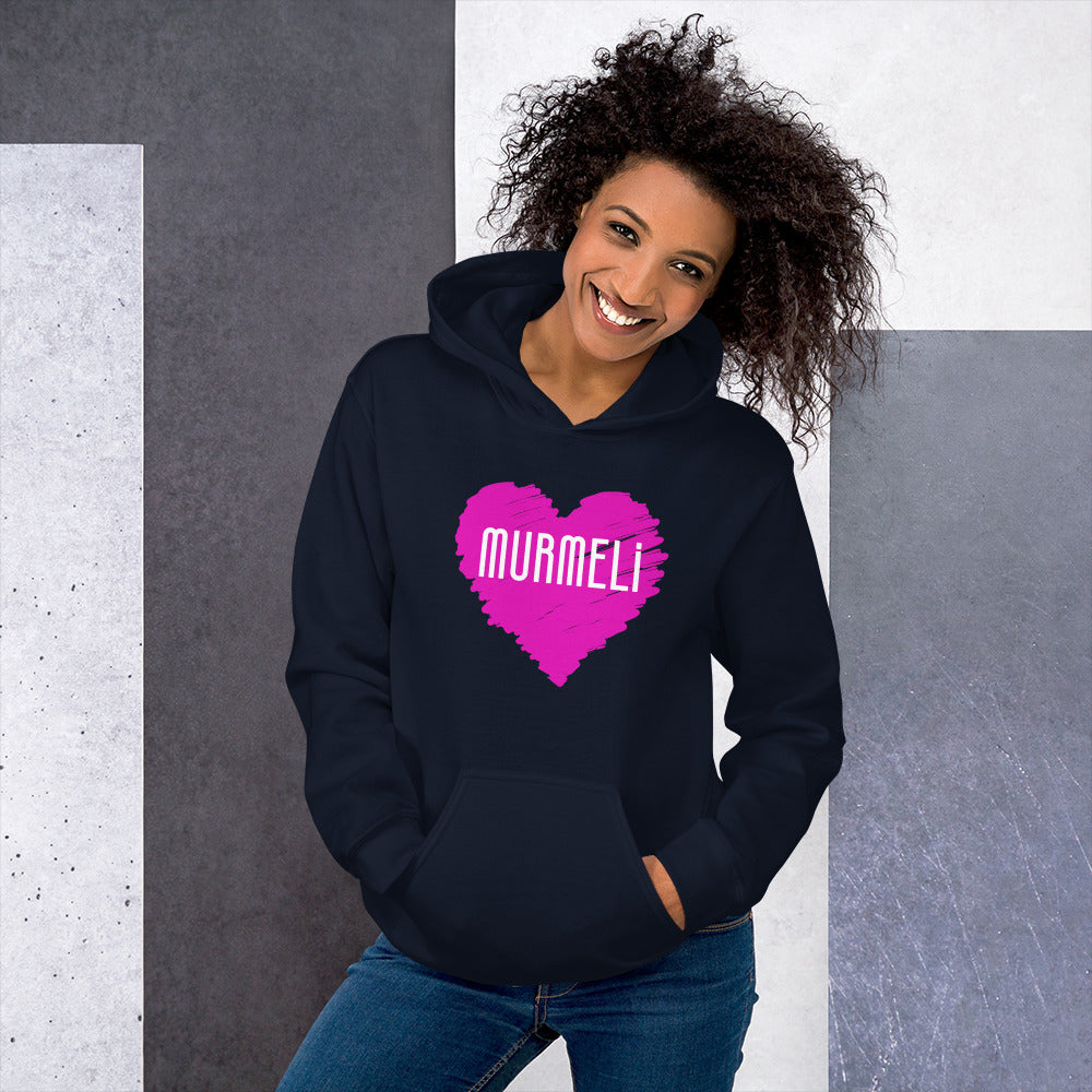 "Murmeli" unisex hoodie (with front print)