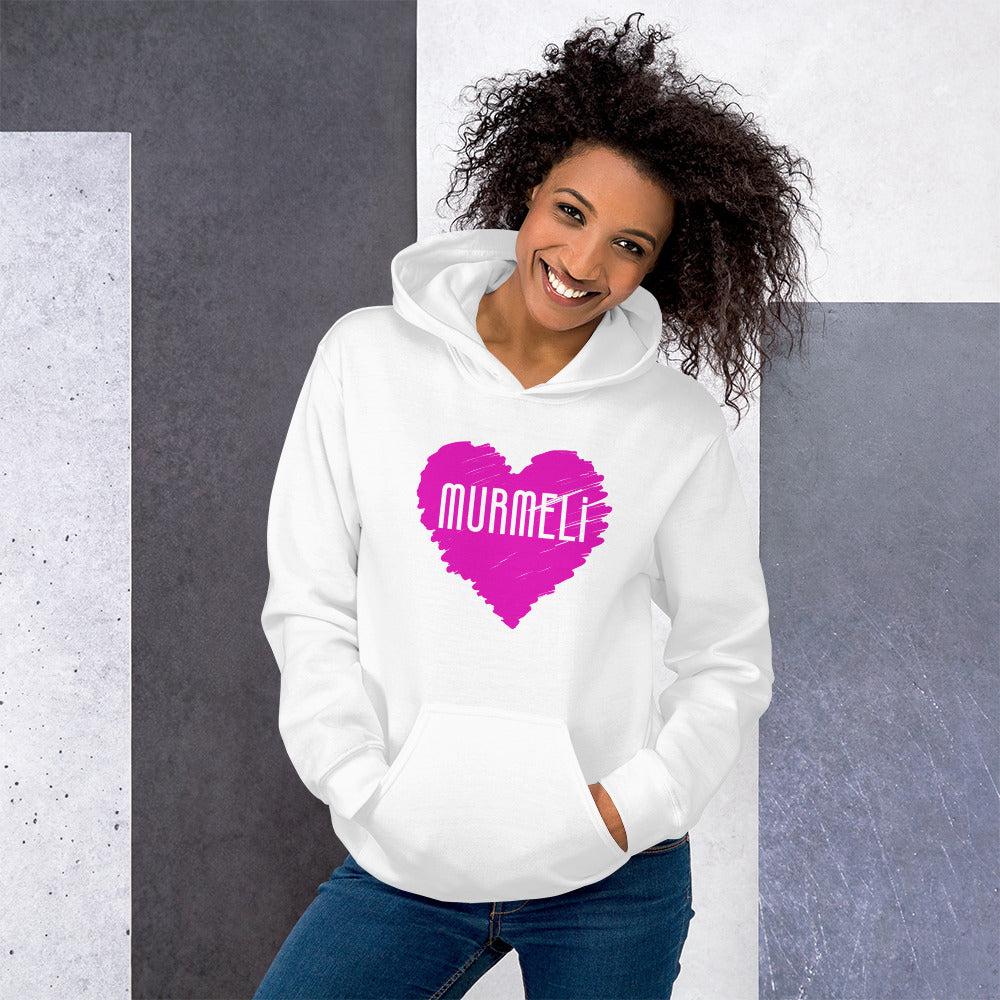 "Murmeli" unisex hoodie (with front print)