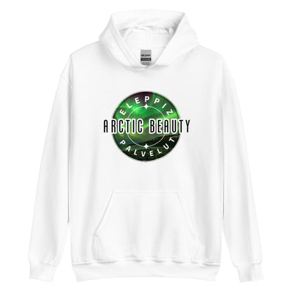 "Arctic Beauty" hoodie (large logo on front)