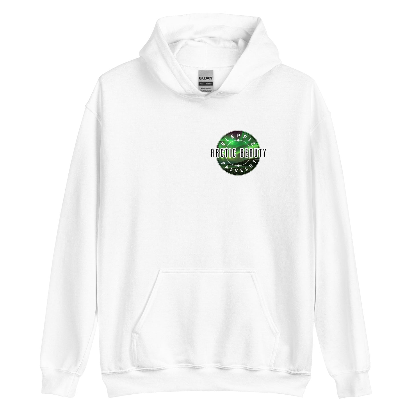 "Arctic Beauty" hoodie (small logo on the chest)