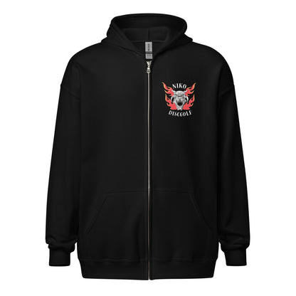 "Niko Discgolf" hoodie with zipper