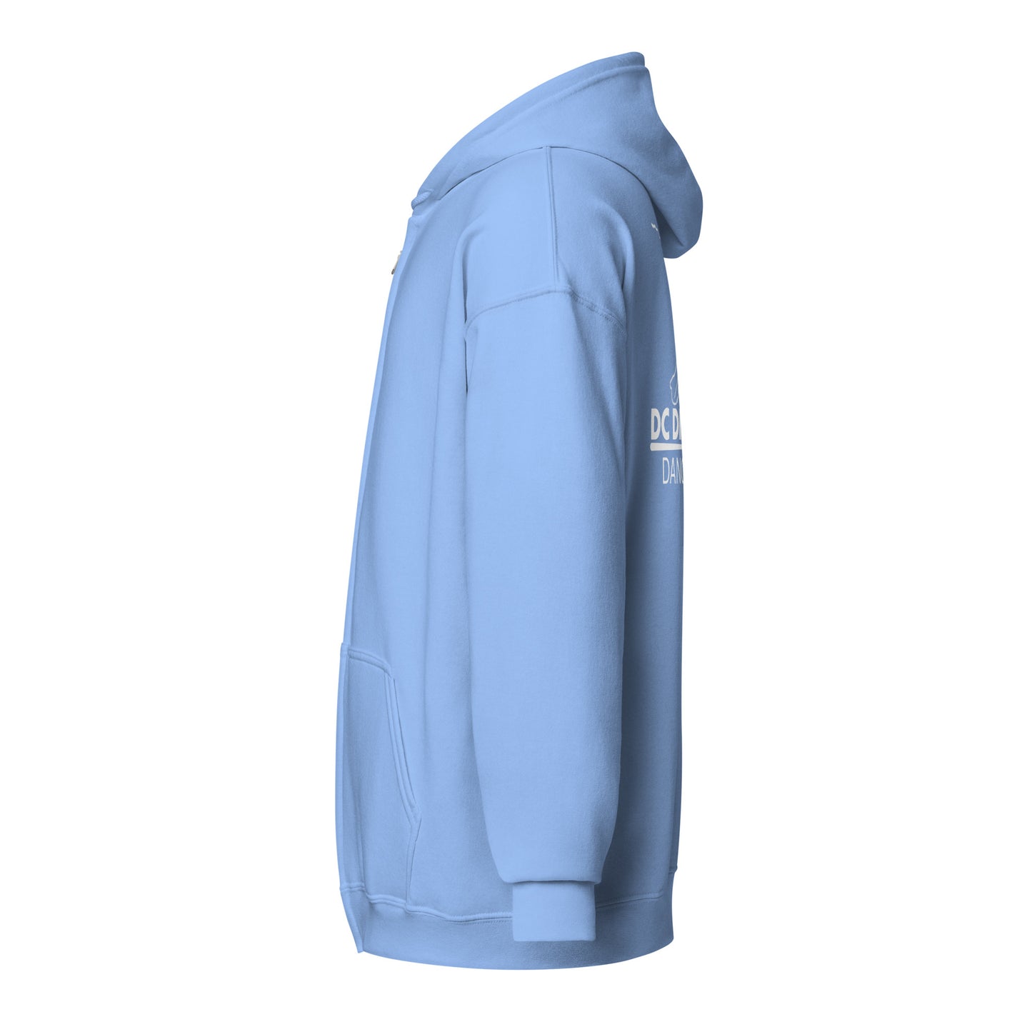 "DC Diamond" hoodie with zipper (back print)