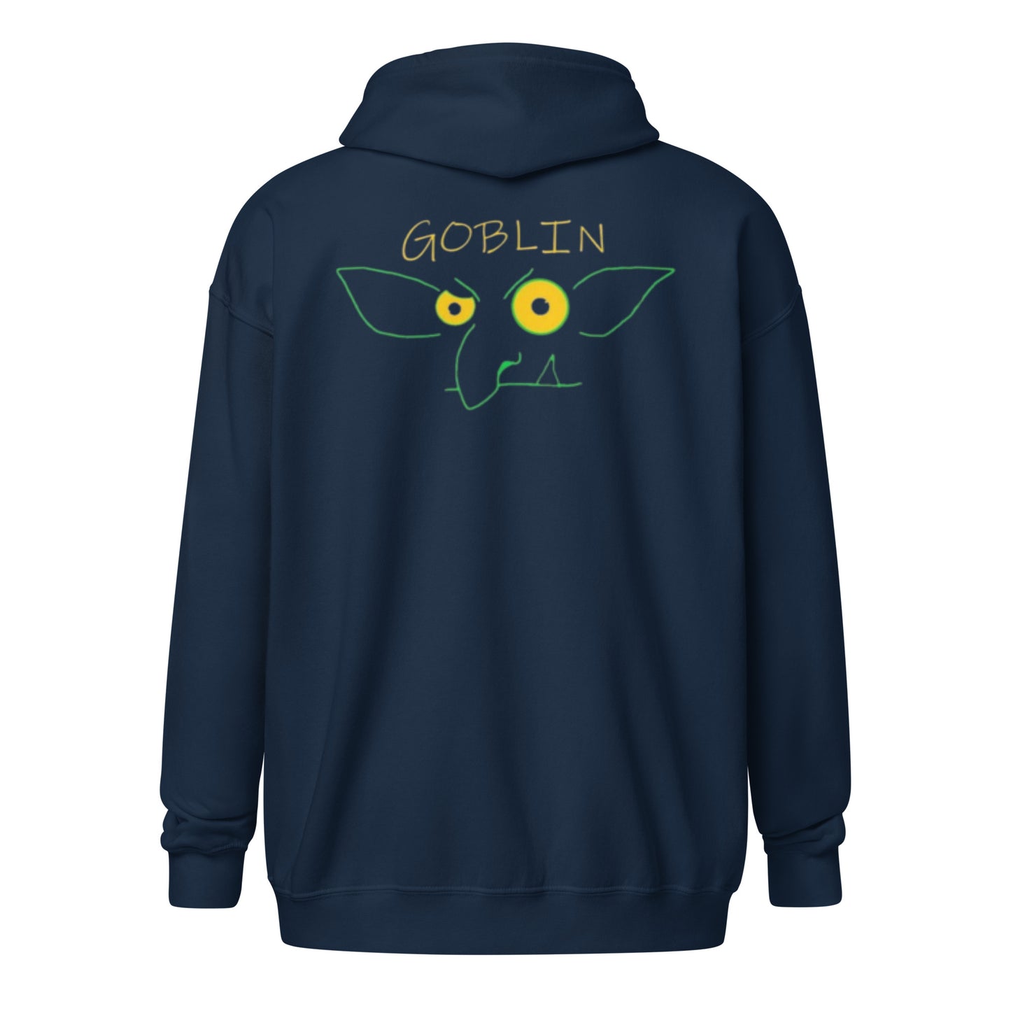 "Goblin" huppari vetoketjulla