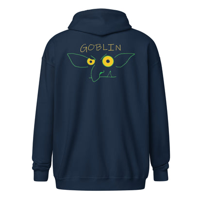 "Goblin" huppari vetoketjulla