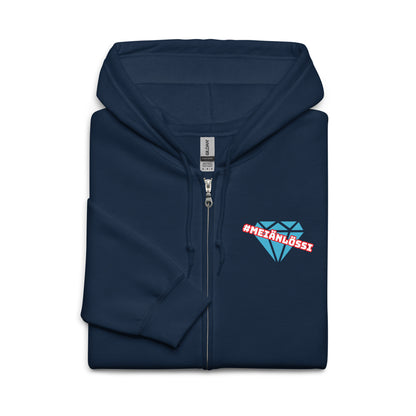 "#MeiänLössi" hoodie with zipper