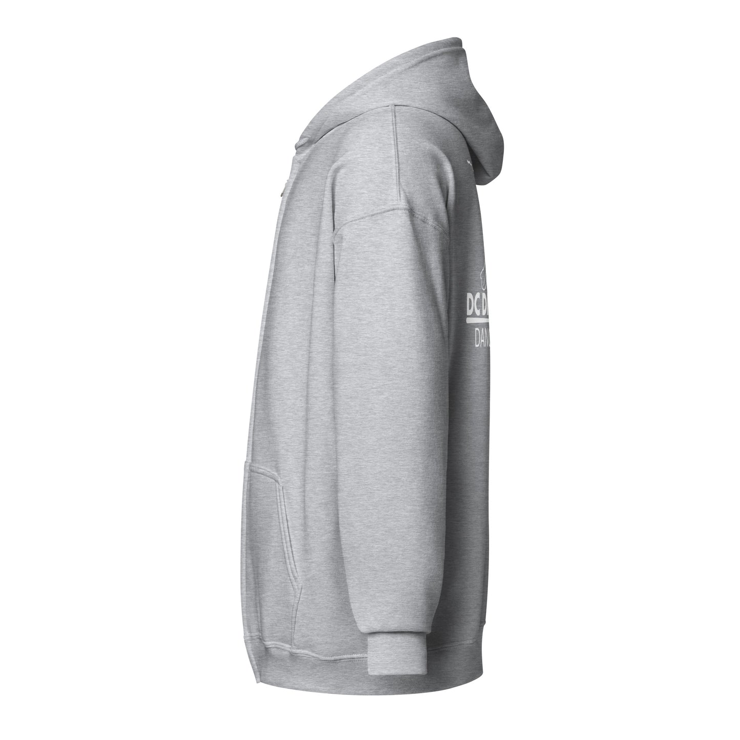 "DC Diamond" hoodie with zipper (back print)