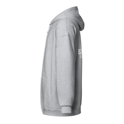 „DC Diamond“ Kapuzenpullover mit Reißverschluss (Rückendruck)