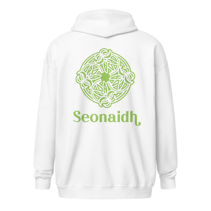 "Seonaidh" huppari vetoketjulla (selkäprintti)