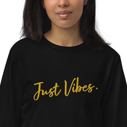 Damen-Kapuzensweatshirt „Just Vibes“ (ökologisch)