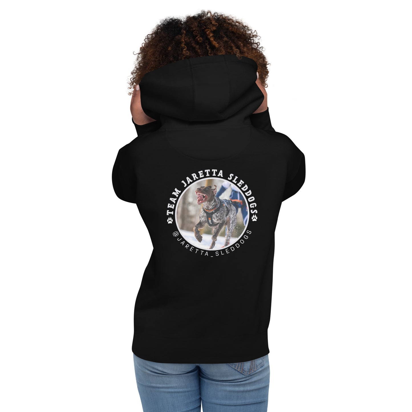 Premium-Unisex-Hoodie „Jaretta Sleddogs“.