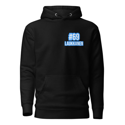 "Laukkanen #69" premium hoodie