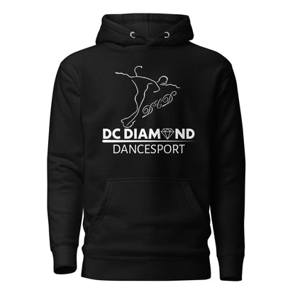 „DC Diamond“ Premium-Hoodie (Logo auf der Vorderseite)