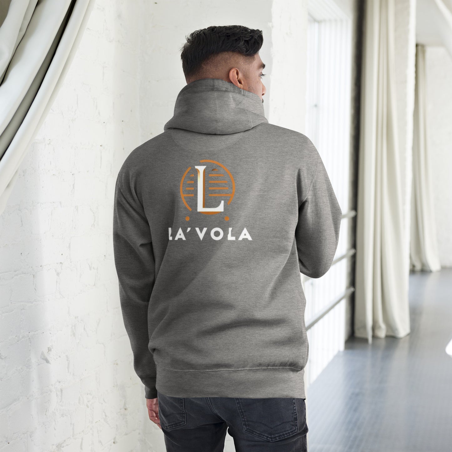 "La'Vola" premium huppari (logo isolla rinnassa + selässä)