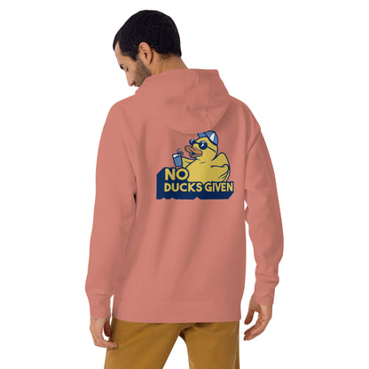 "No ducks" men's hoodie