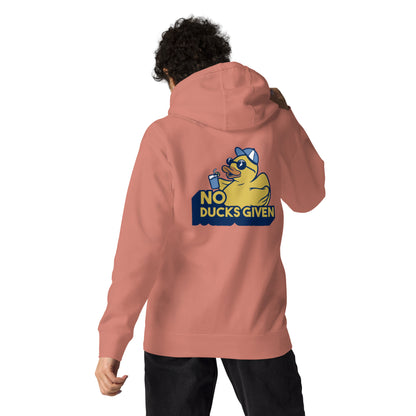 "No ducks" men's hoodie