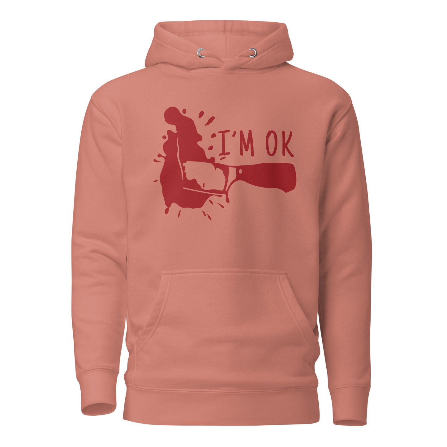 "I'm OK" men's hoodie