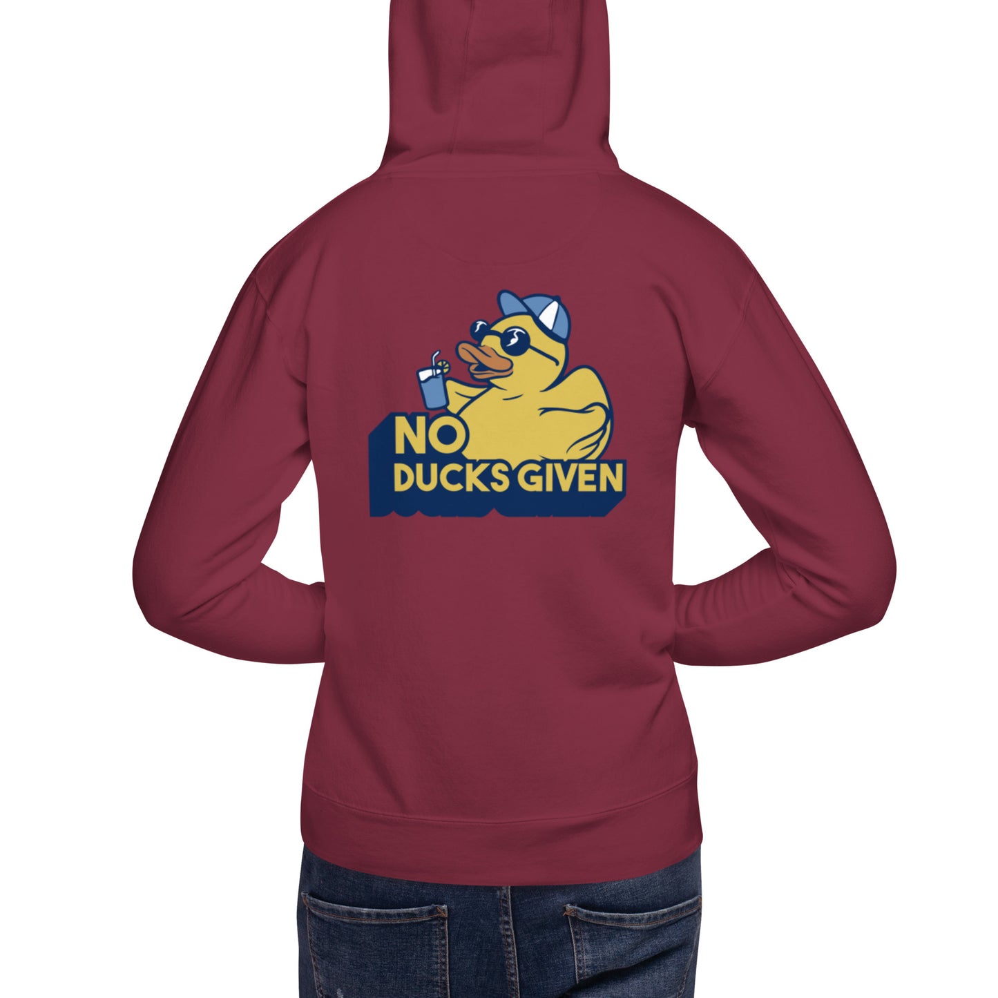 "No ducks" women's hoodie