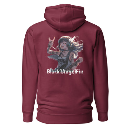 "BlacAngelfin" unisex huppari (MissPullukka)